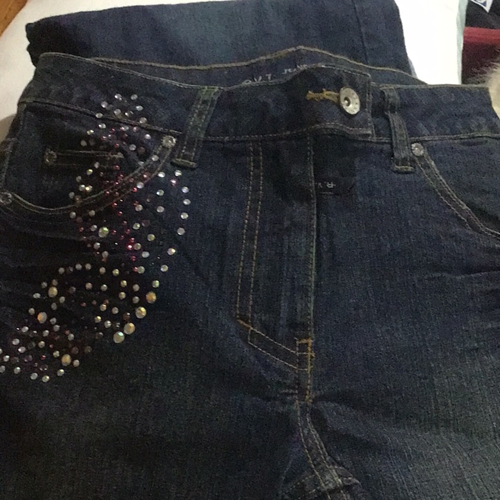 NWOT—NEW/VINTAGE RVT JEANS CO. DECORATIVE JEANS